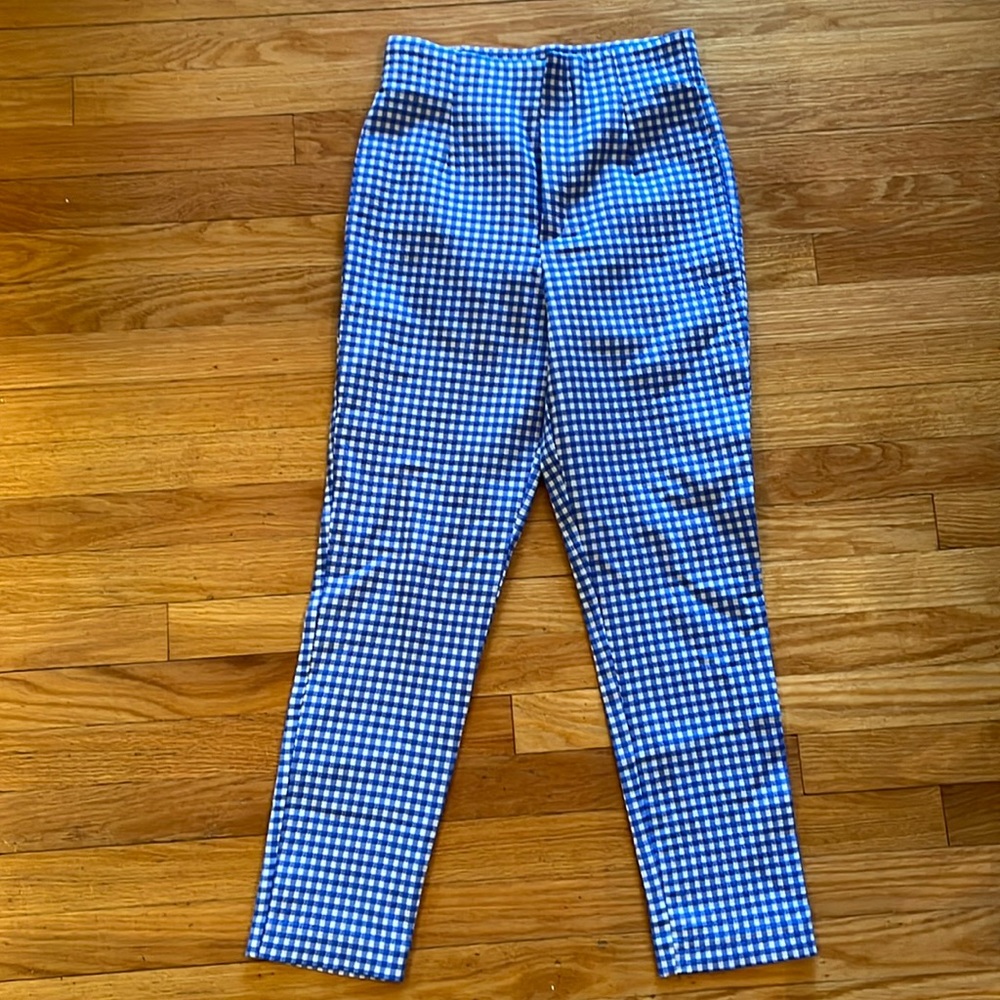 Zara high waisted crop pants